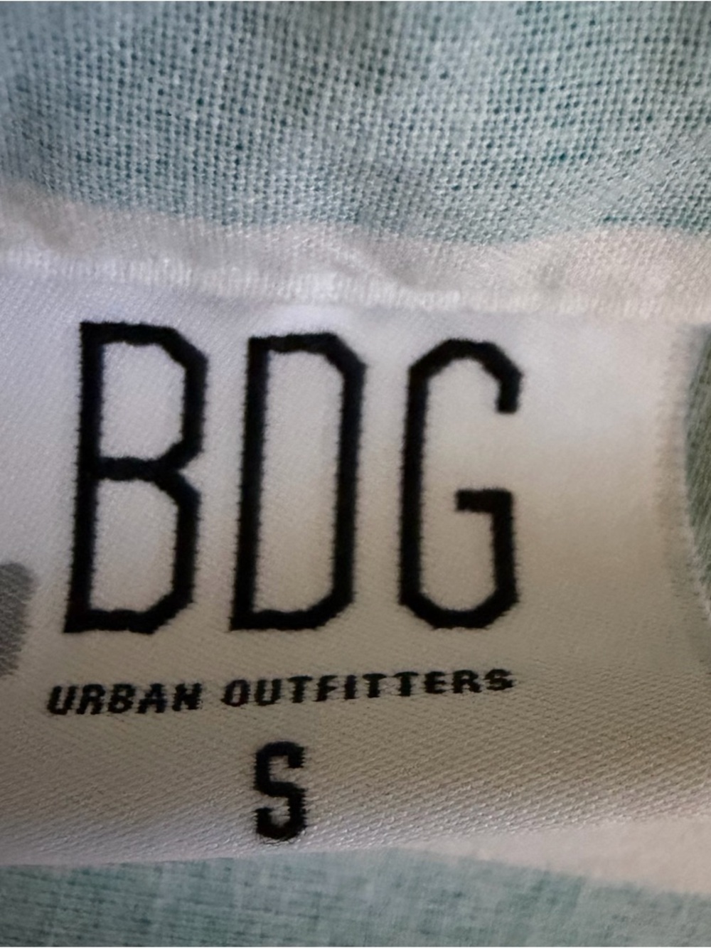 BDG Urban Outfitters Striped Short Sleeve Button Down Shirt Small - Picture 8 of 10